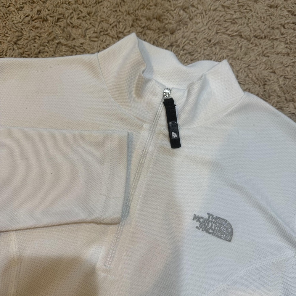 The North Face Pullover Womens XS White 1/4 Zip Mock Neck Flight Series Top